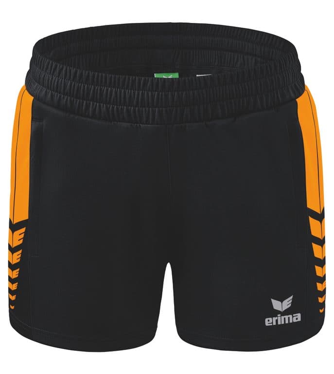 Short Worker Six Wings coloris Noir / Orange