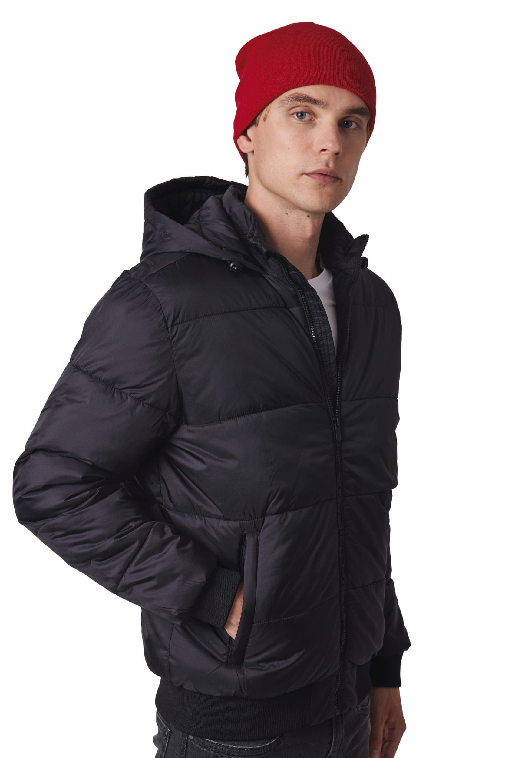 Bonnet doublure polaire en situation