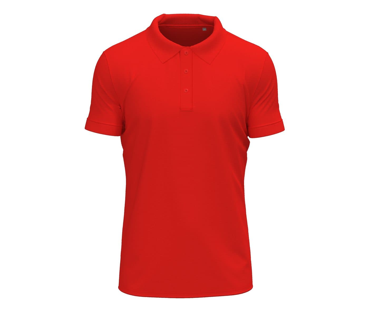 STRETCH POLO coloris Rouge écarlate