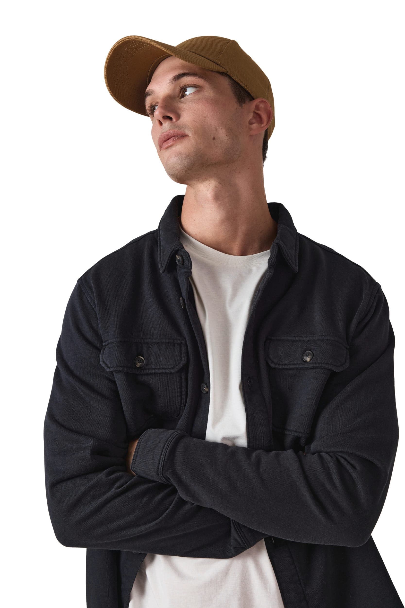 Casquette en coton bio 5 panneaux - K-up Gold Label en situation