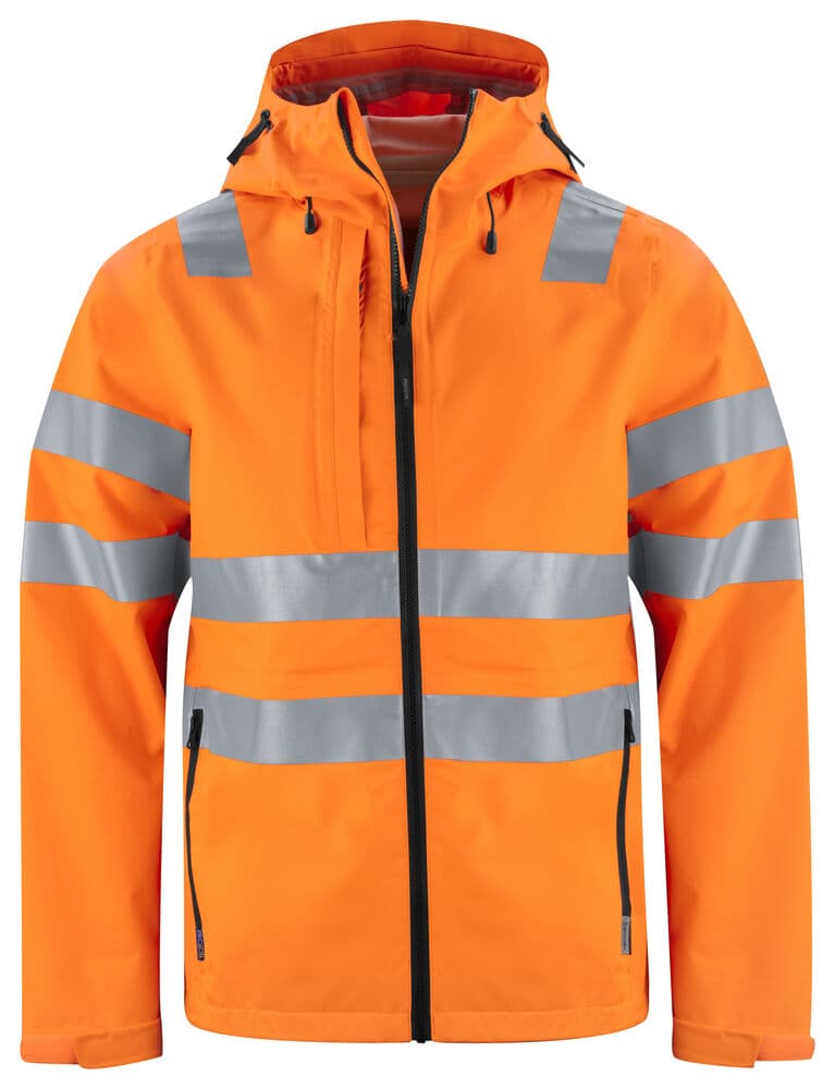 6450 IMPERMÉABLE SIGNALISATION EN ISO 20471 CLASSE 3 coloris Orange / Noir