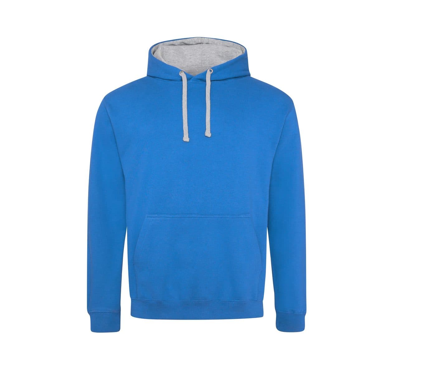 VARSITY HOODIE coloris Bleu saphir / Gris chiné