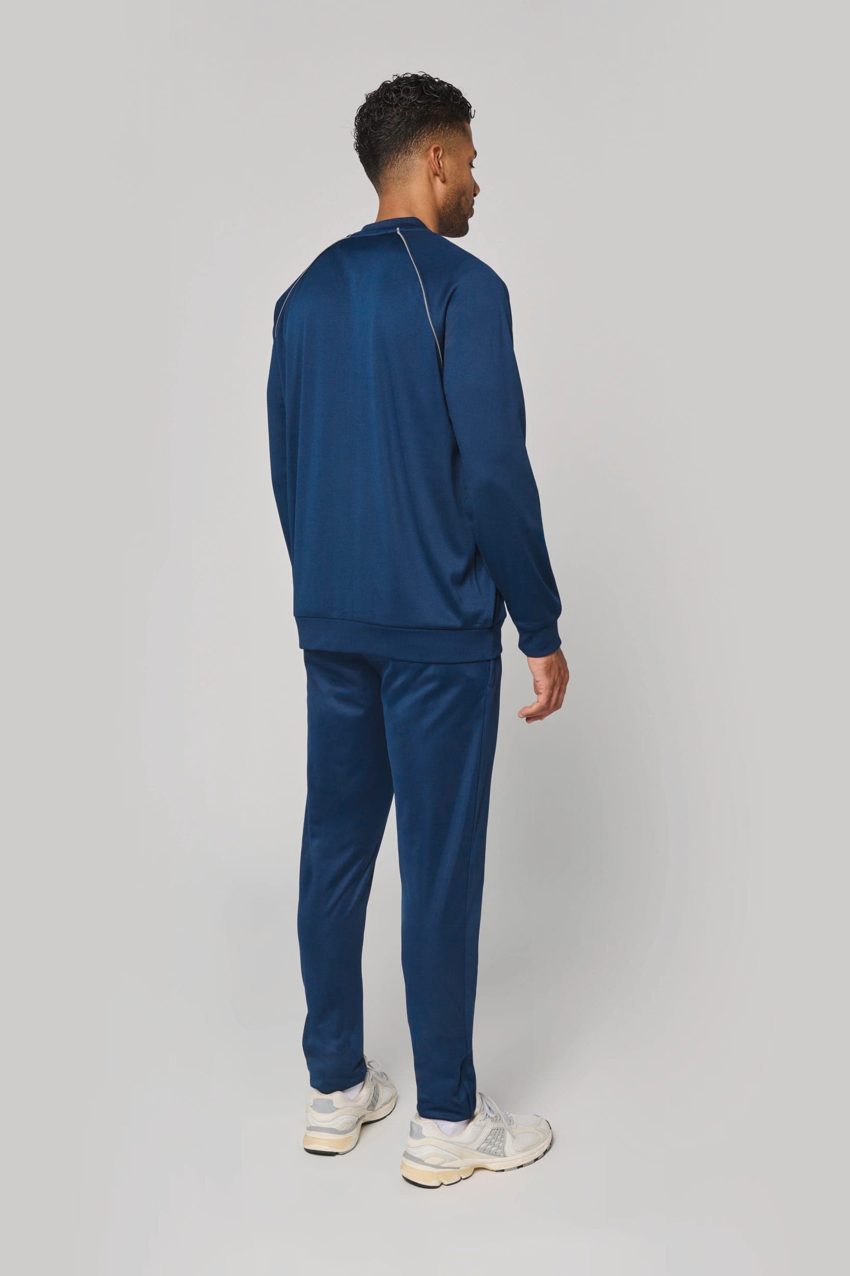 Veste de survêtement zippée avec liseré unisexe en situation