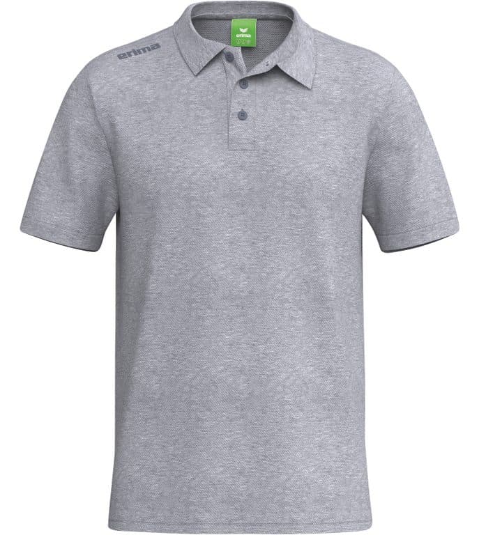 TS Poloshirt coloris Gris chiné