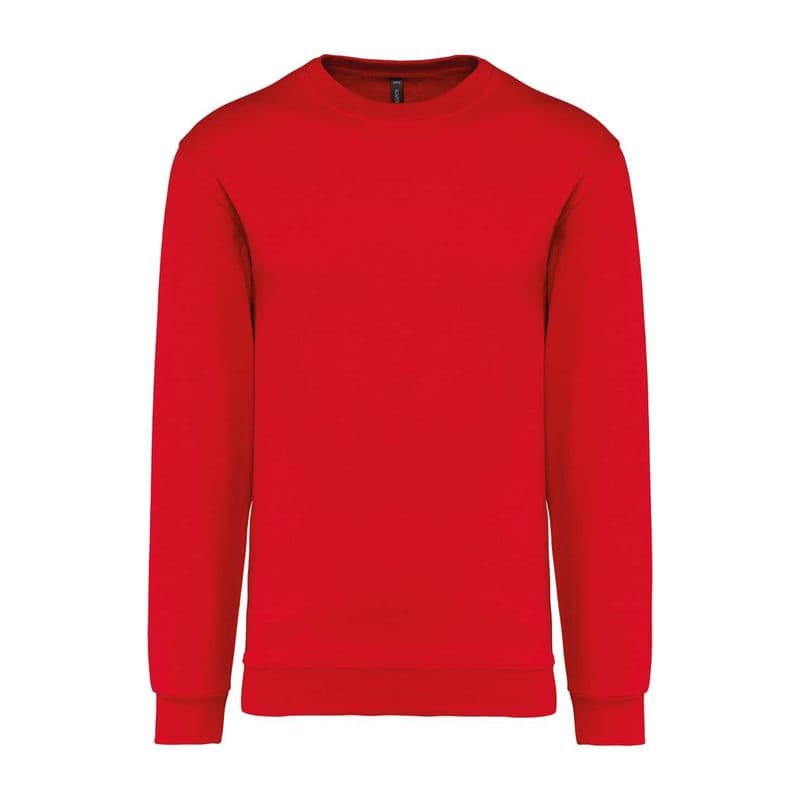 Crew Neck Sweatshirt coloris Rouge