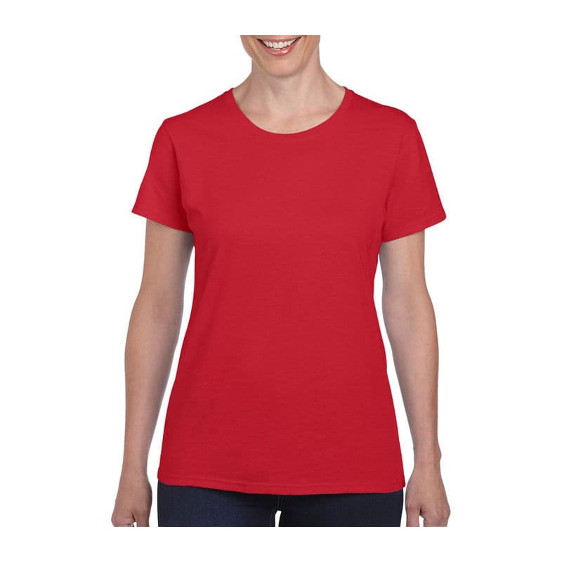 HEAVY COTTON LADIES T-SHIRT coloris Rouge