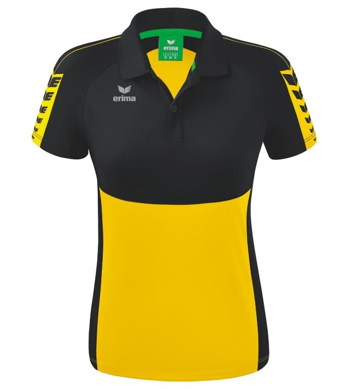 Polo SIX WINGS coloris Jaune / Noir