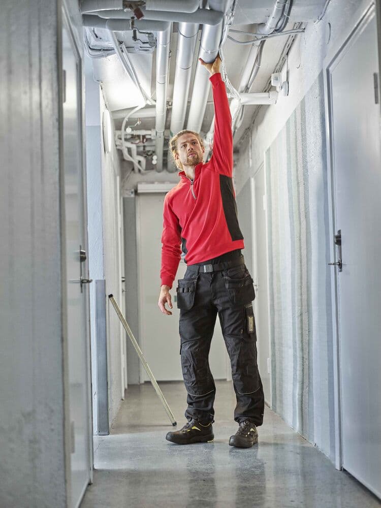Jobman 5401 Halfzip Sweatshirt en situation