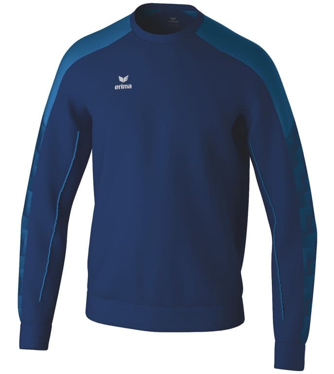 Sweat-shirt EVO STAR coloris Marine / Bleu Mykonos