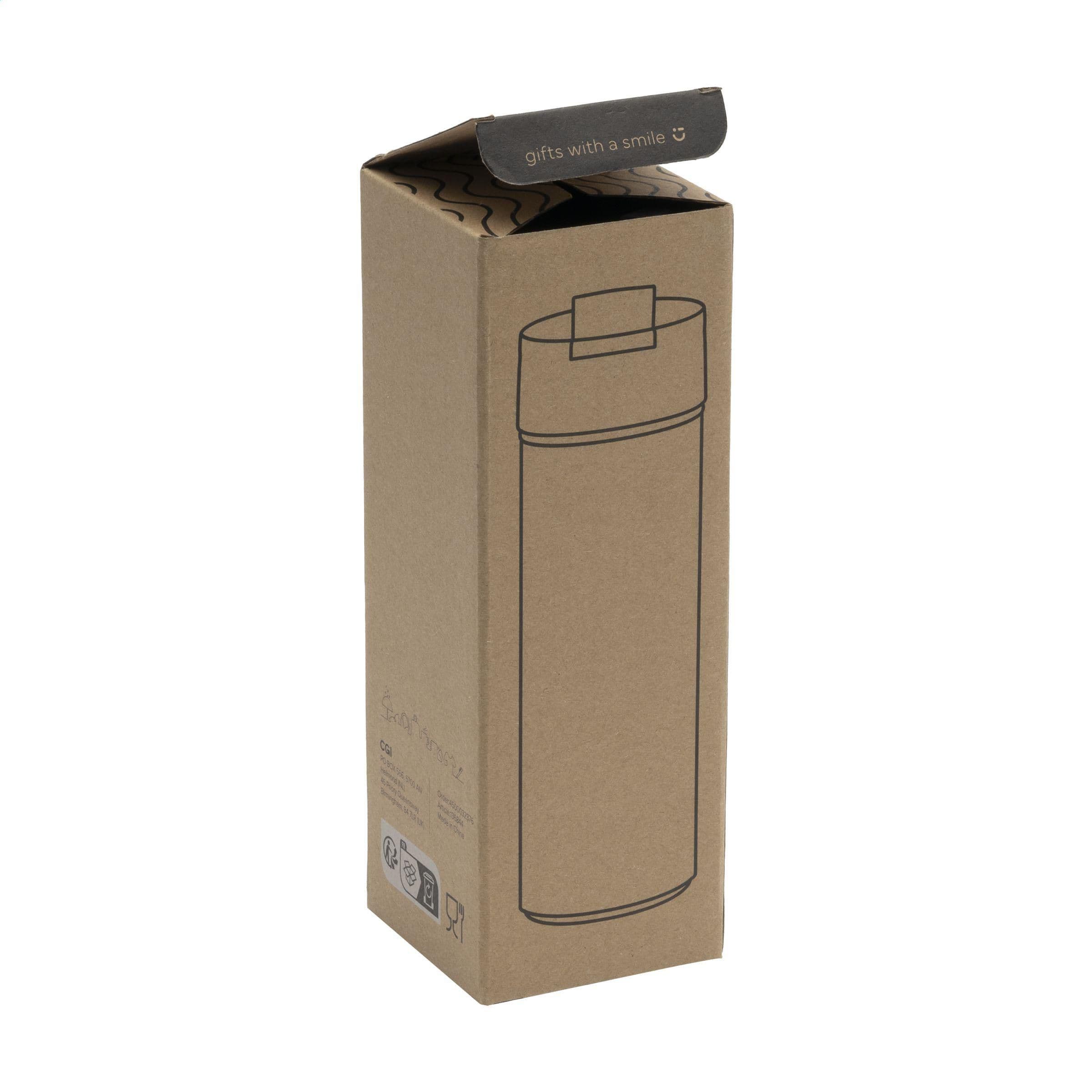 Thermos Sakura 360 ml en bambou en situation