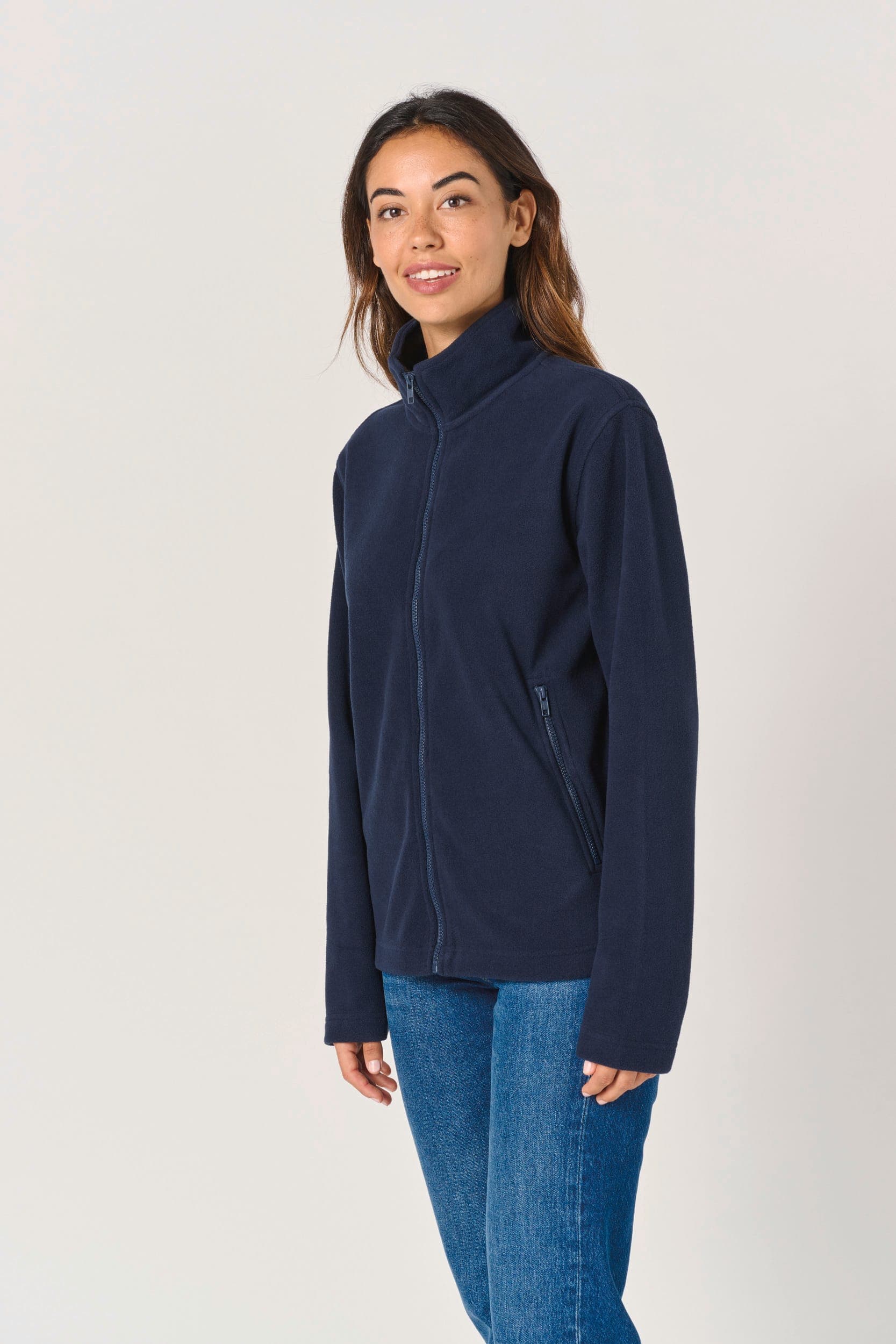 Veste polaire unisexe en situation