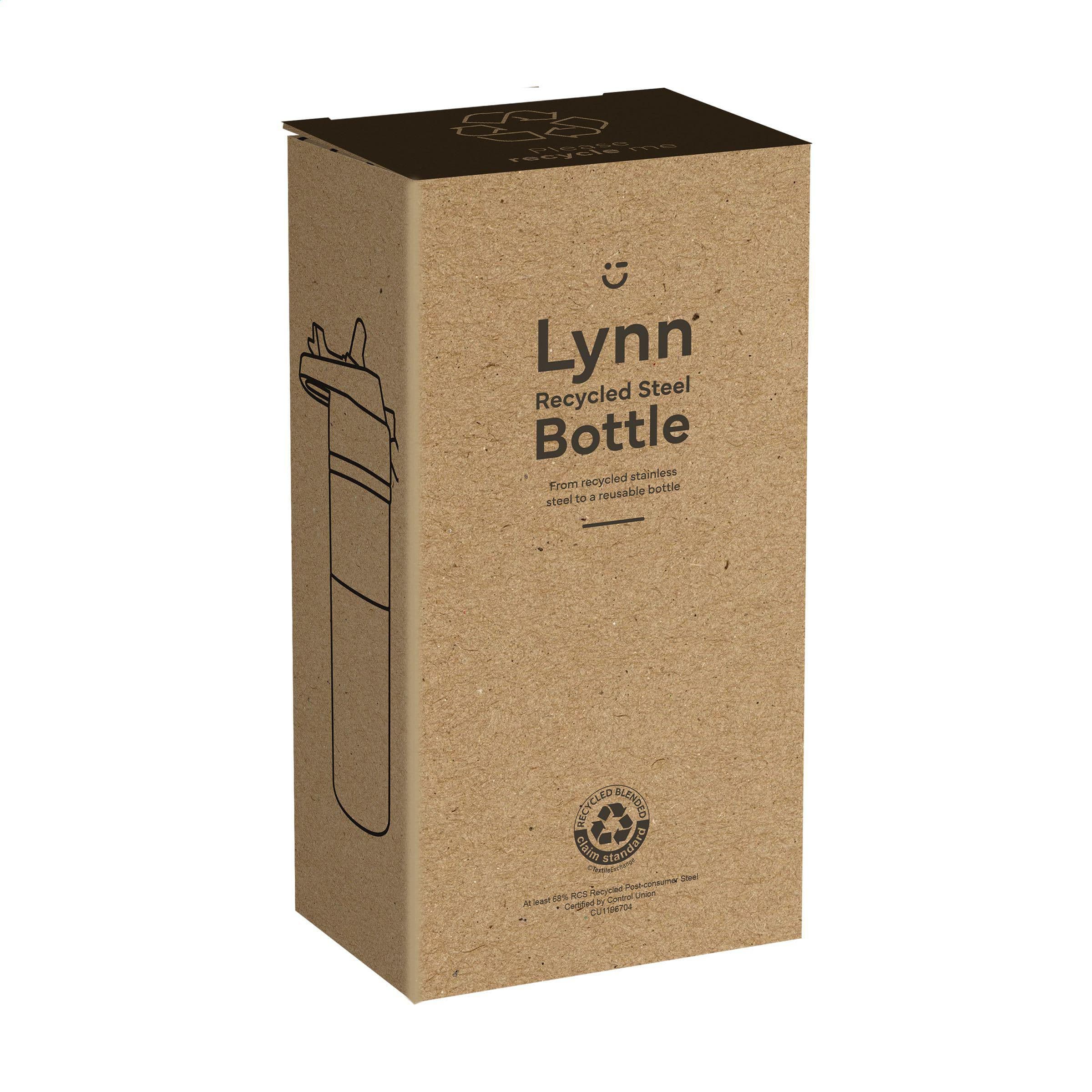 Bouteille thermos Lynn RCS recyclée acier 500 ml en situation