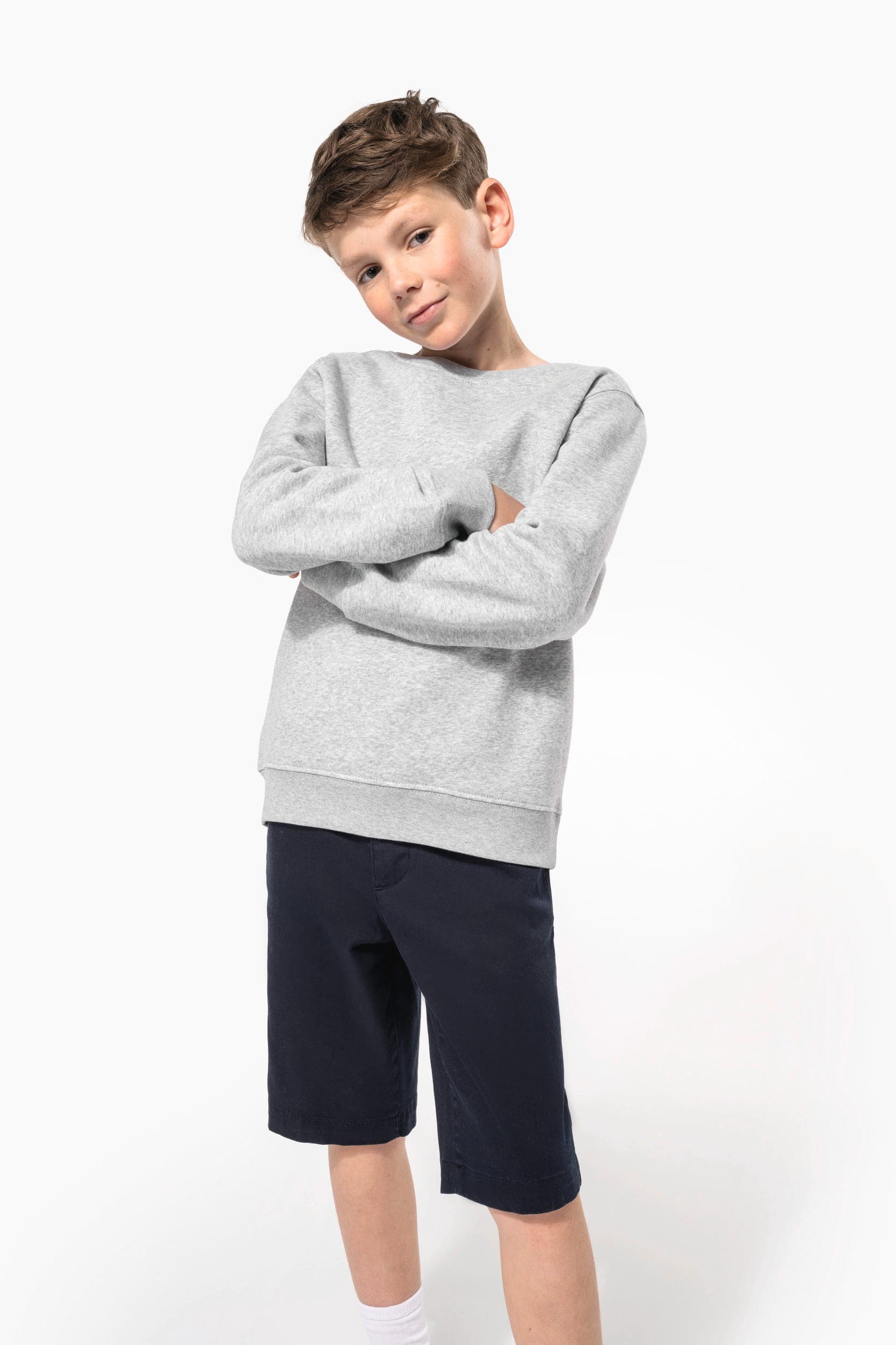 Sweat-shirt col rond enfant en situation