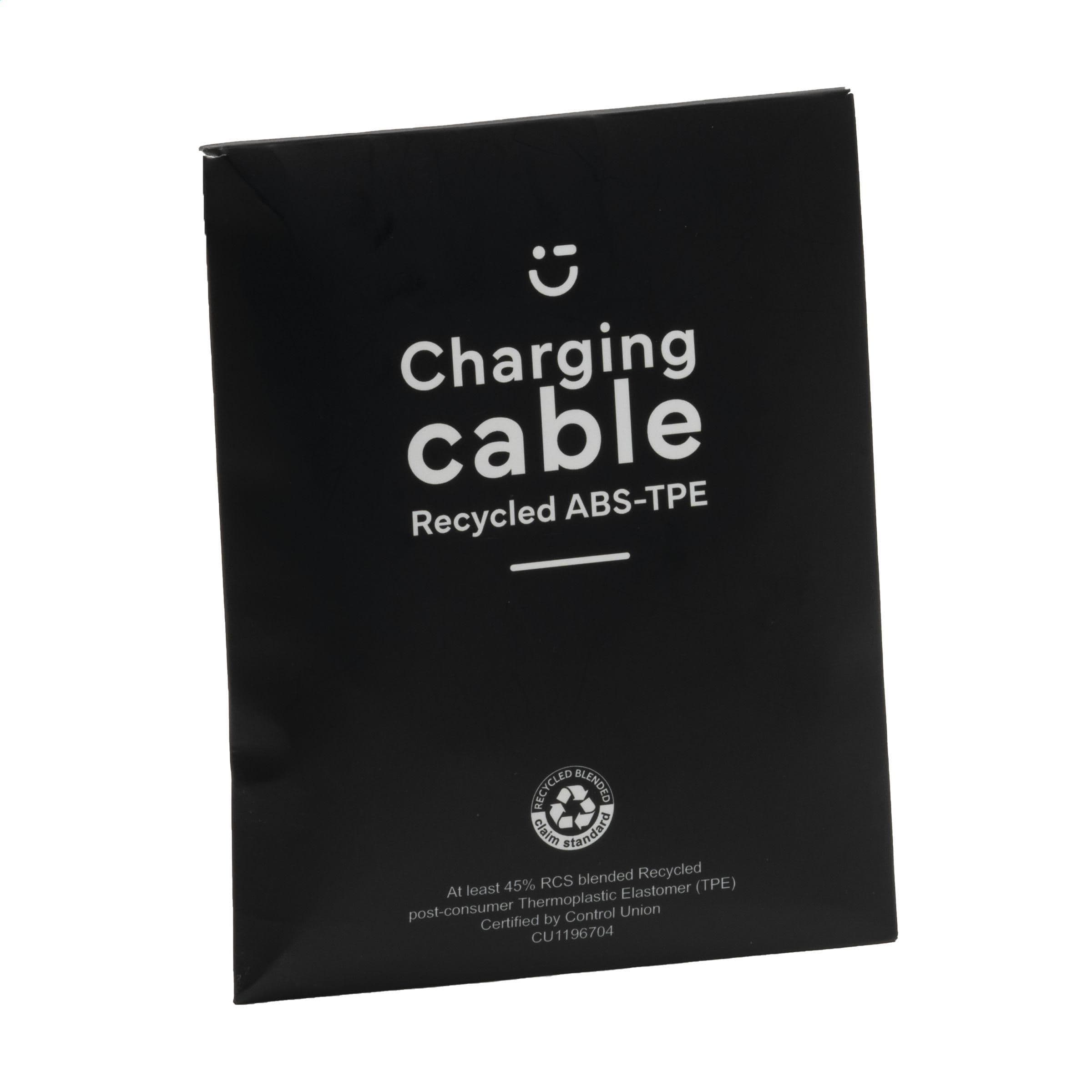 Câble de charge RCS ABS-TPE recyclé en situation