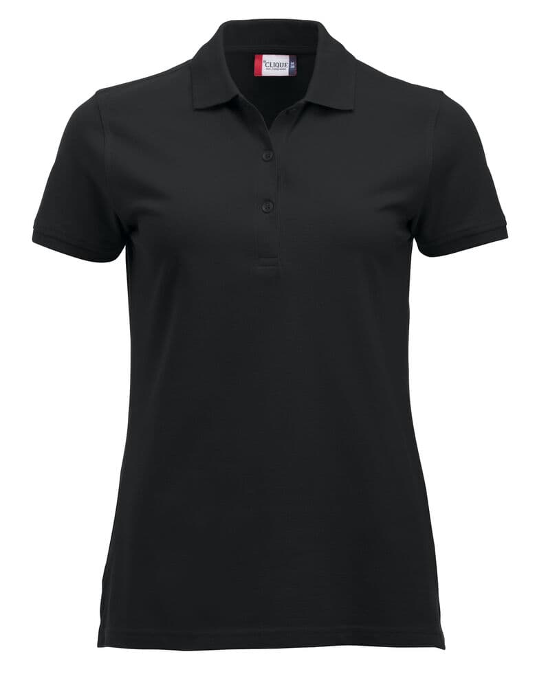 Clique Classic Marion S/S Polo coloris Noir