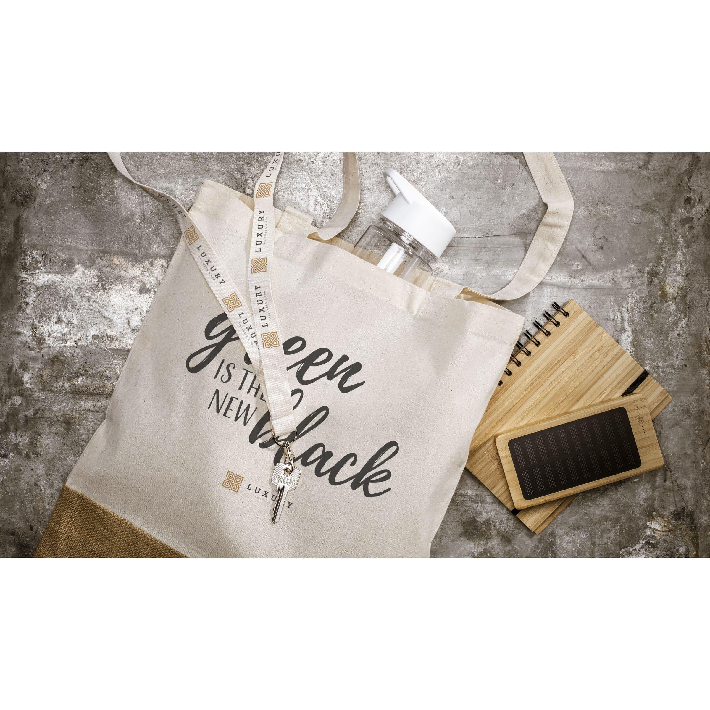Sac shopping Combi Organic couleur naturelle (160 g/m²) en situation