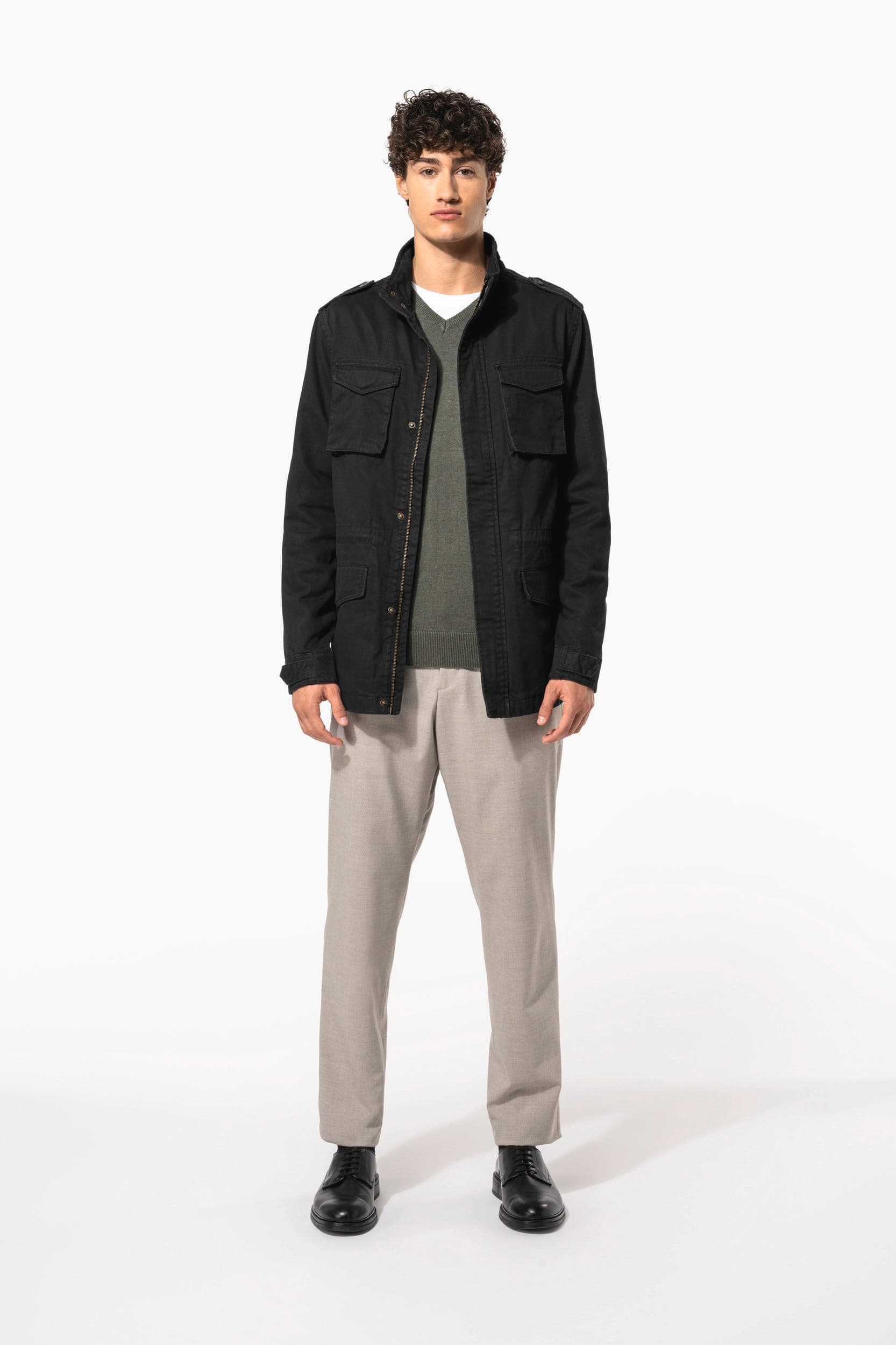 Veste safari homme en situation