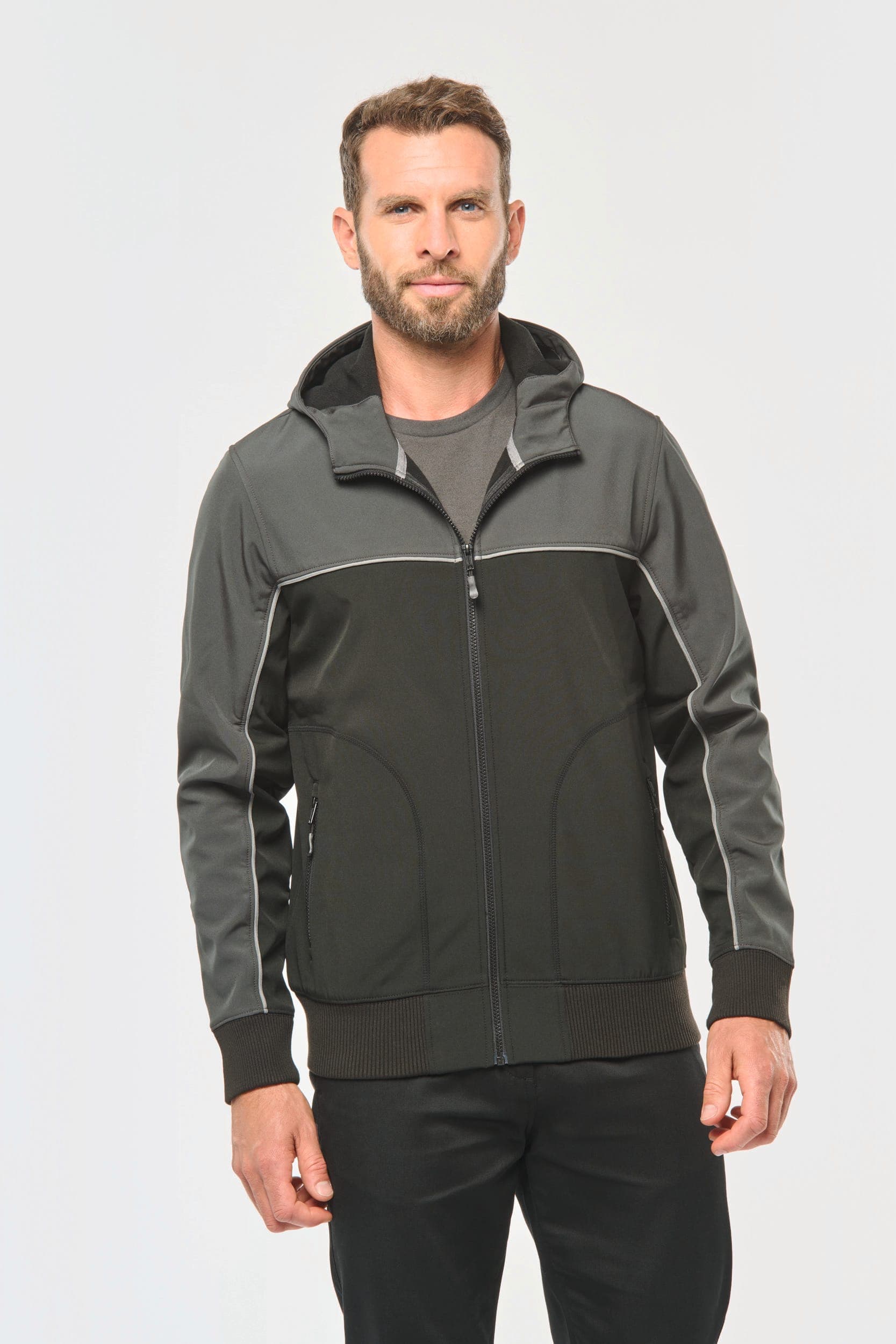 Veste softshell 3 couches BIONIC-FINISH® ECO unisexe en situation