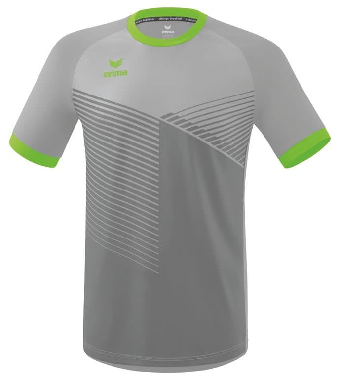 Maillot Mantua coloris Gris argent / Vert gecko