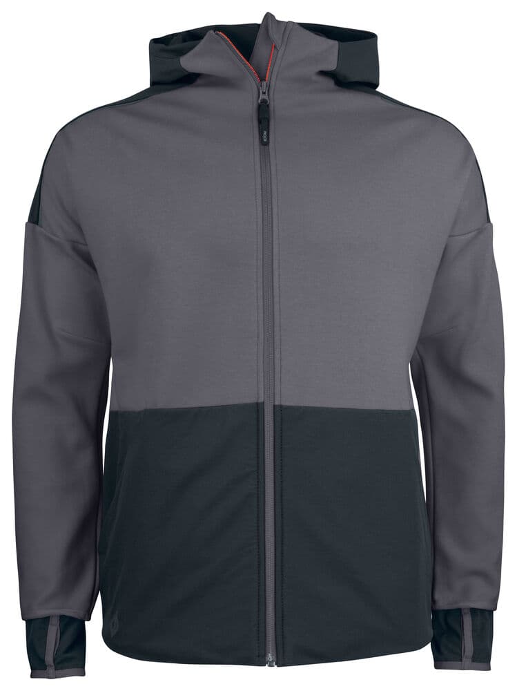 3120 HOODIE AVEC INSERTS STRETCH coloris Gris