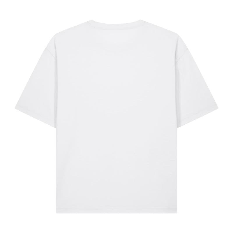 The iconic mid-light unisex relaxed t-shirt coloris Blanc