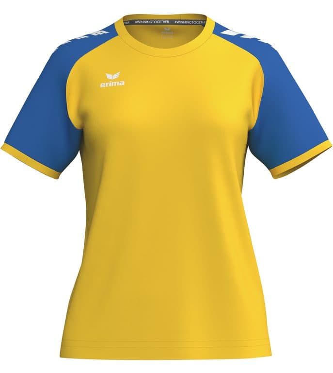 WINGS Jersey Shortsleeve coloris Jaune / Bleu roi