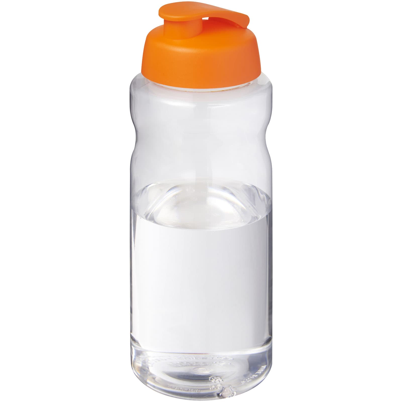 Bouteille de sport H2O Active® Base Pure de 1 L à couvercle rabattable coloris Orange
