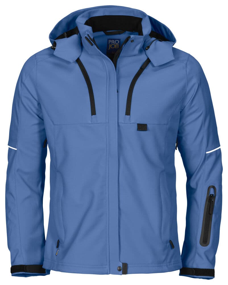 3412 VESTE SOFTSHELL FEMME coloris Bleu ciel