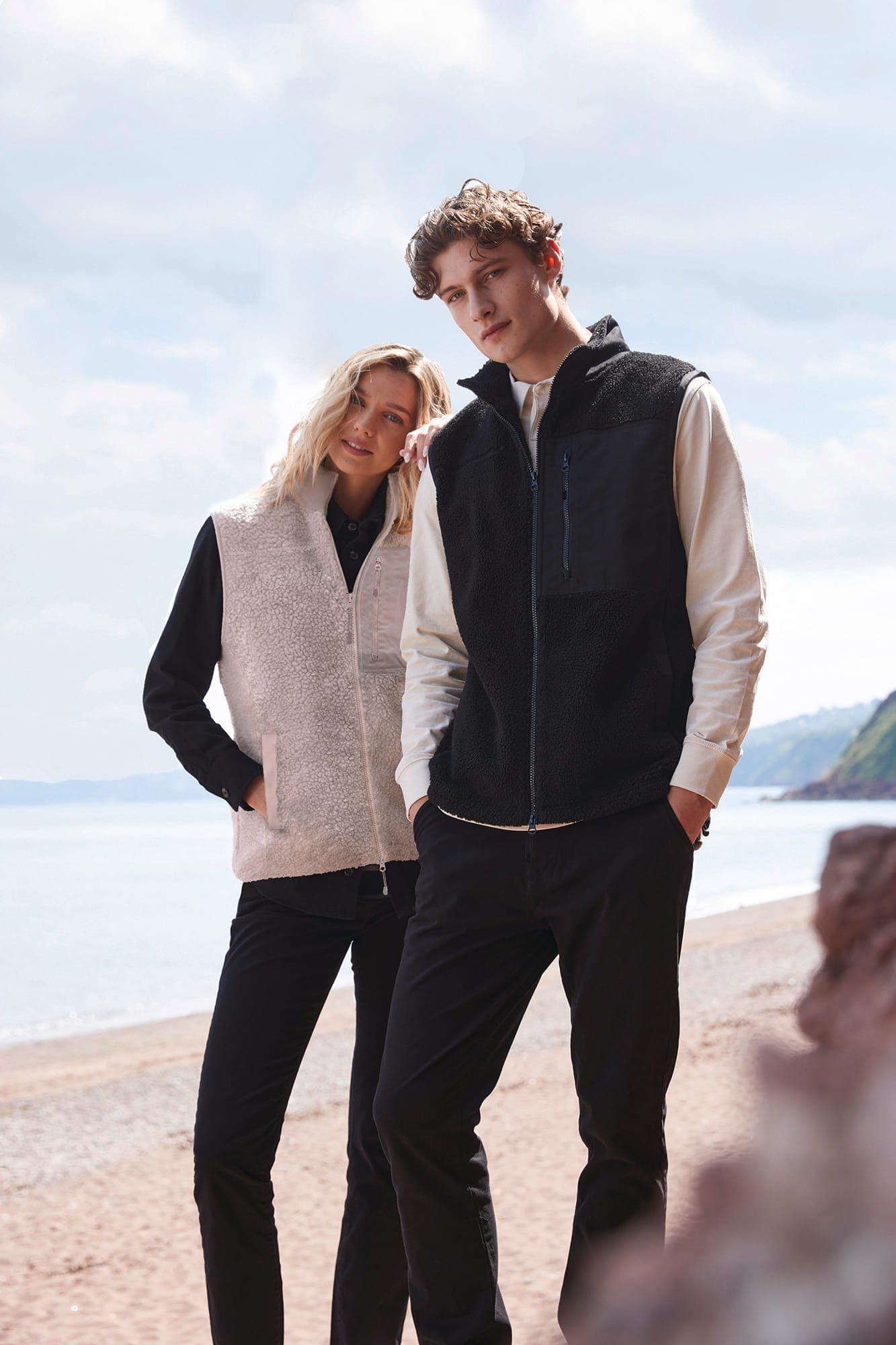 Gilet sherpa recyclé