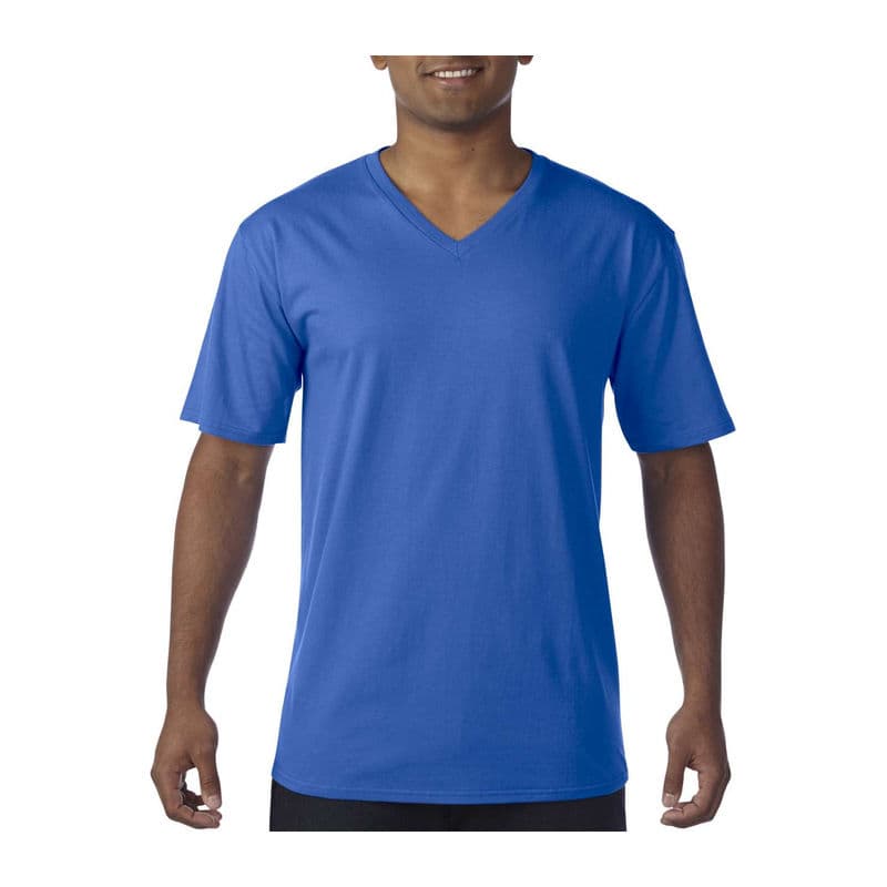 PREMIUM COTTON® ADULT V-NECK T-SHIRT coloris Bleu roi