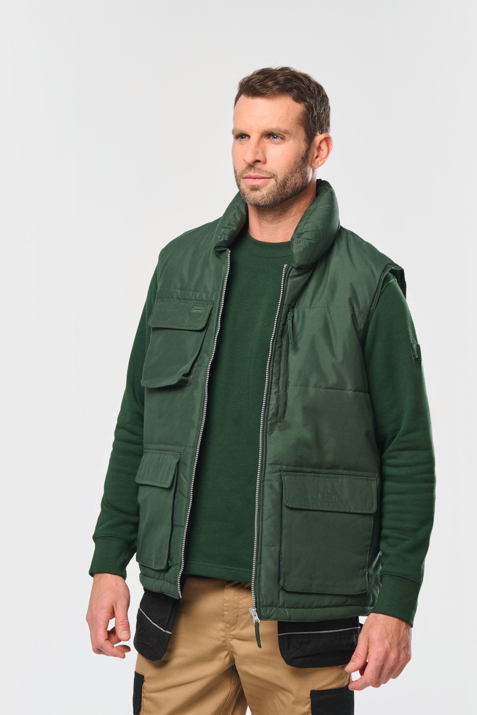 Bodywarmer matelassé homme en situation