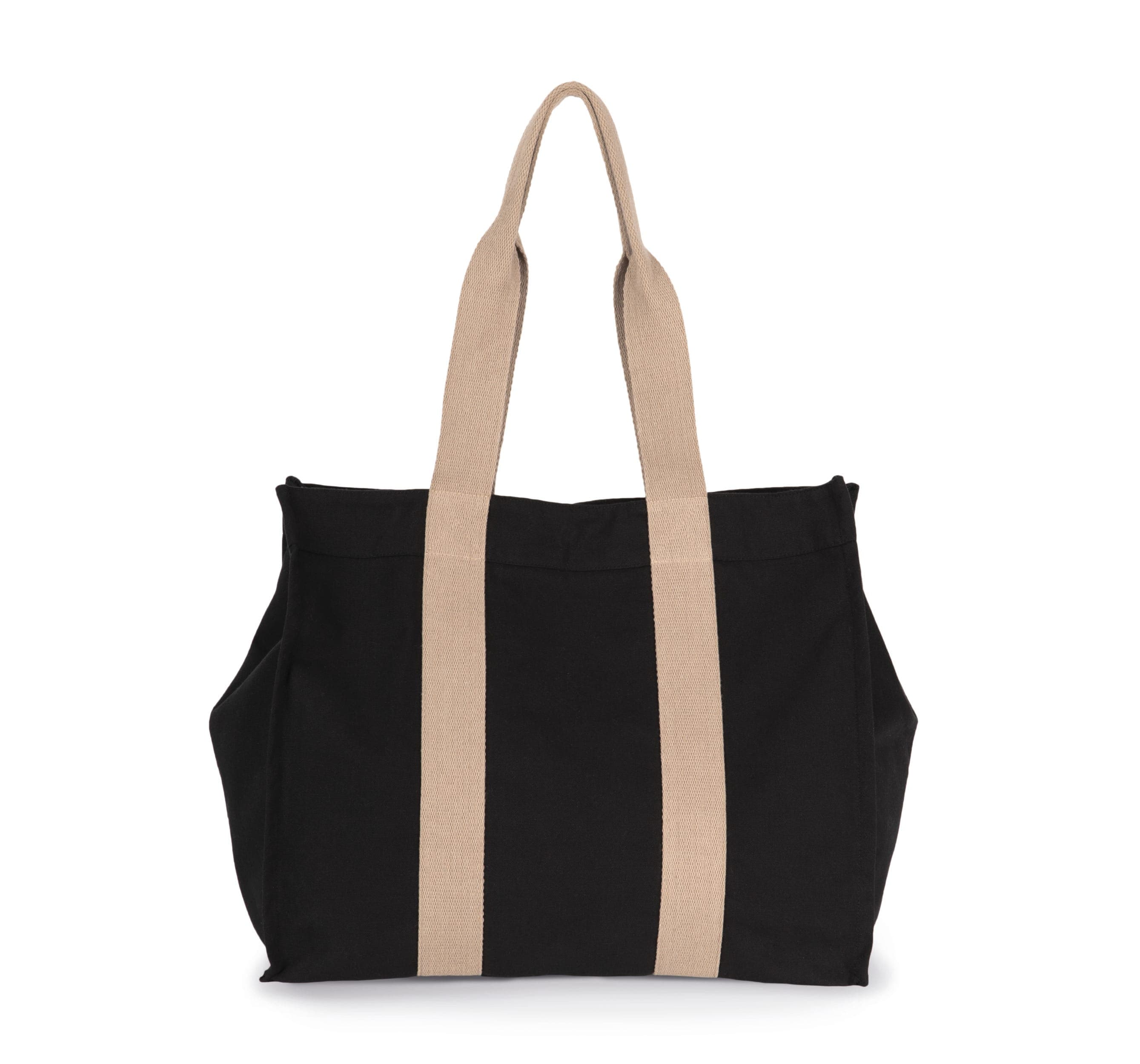 Grand sac shopping à soufflet recyclé