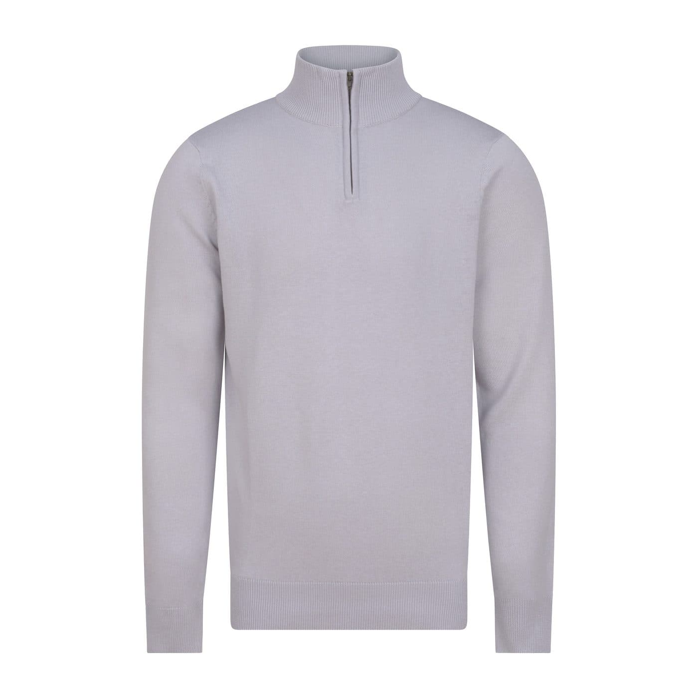 MEN'S KNITTED QUARTER ZIP JUMPER