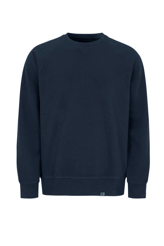 F. SWEAT COL ROND HOMME coloris Marine
