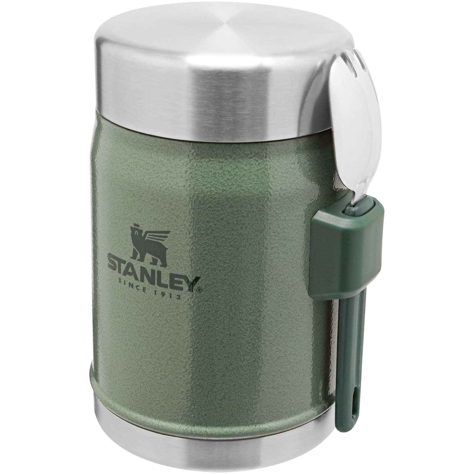 Bocal alimentaire de 400 ml Stanley Legendary avec cuillère-fourchette coloris Vert forêt
