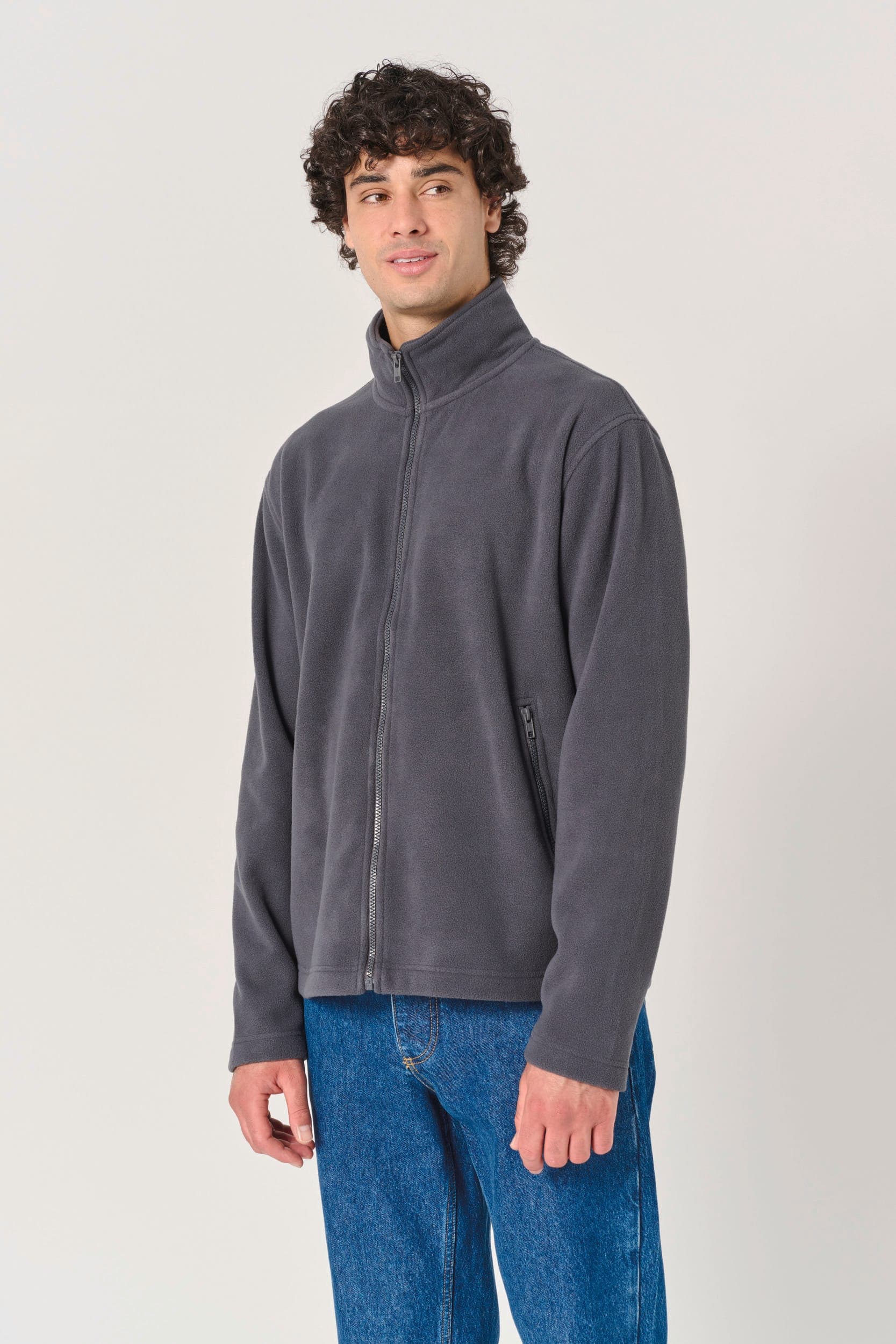 Veste polaire unisexe en situation