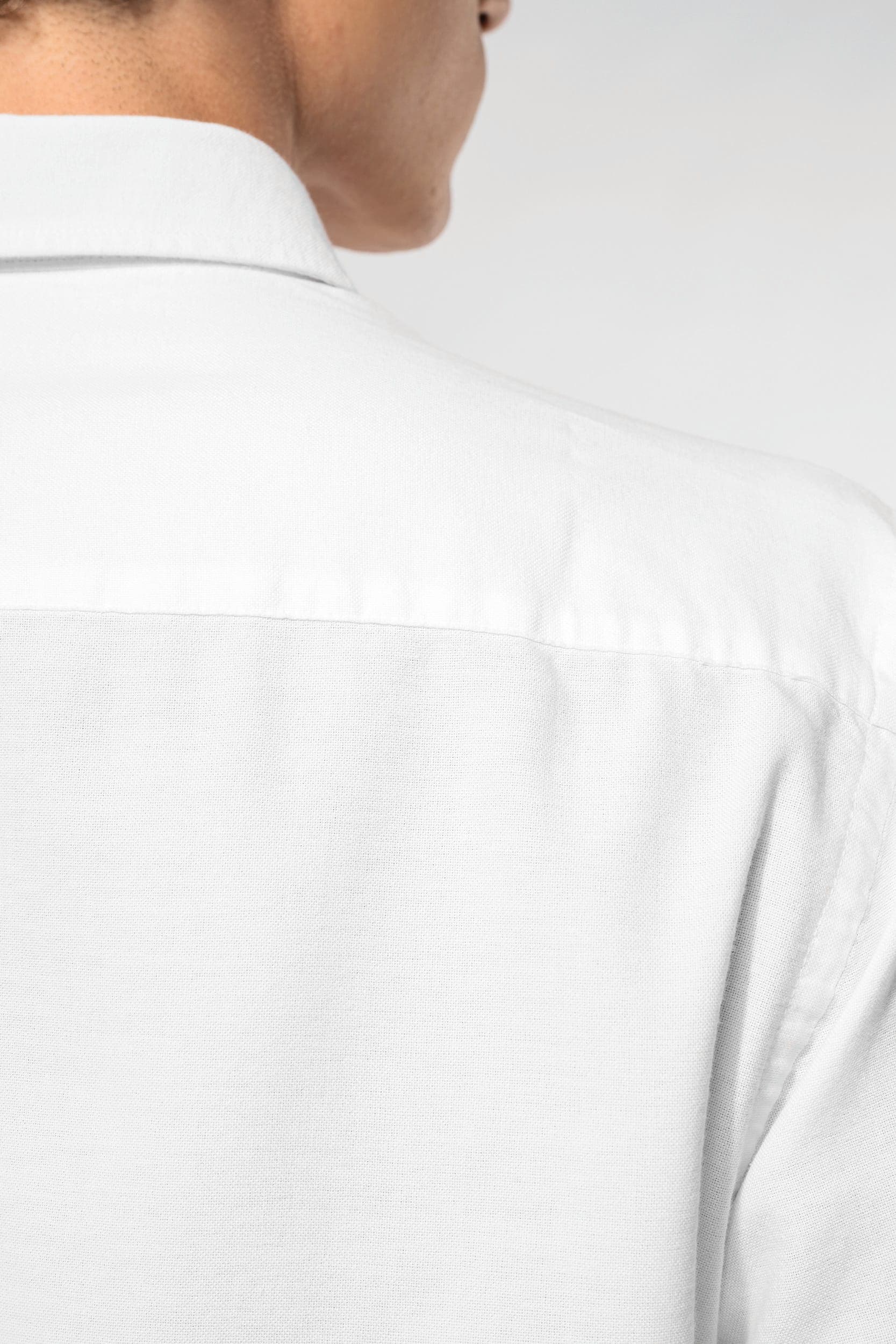Chemise Oxford lavée manches longues en situation