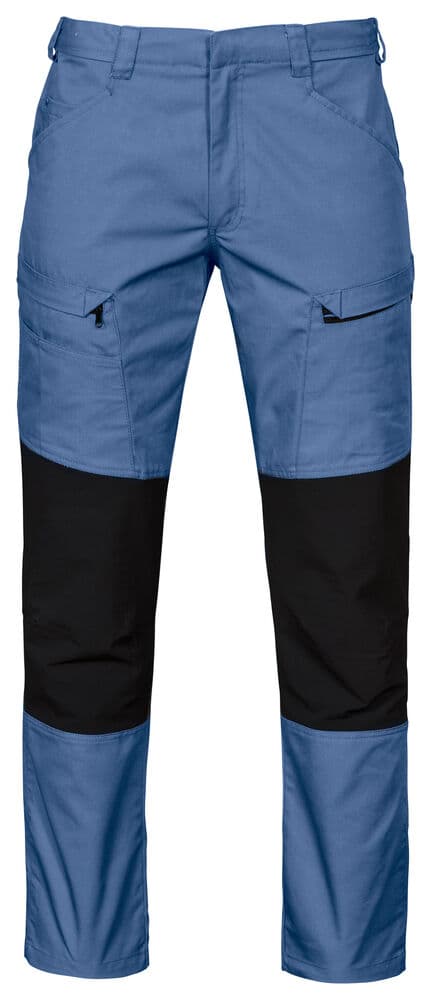 2520 PANTALON STRETCH SANS POCHES GENOUILLÈRES coloris Bleu ciel