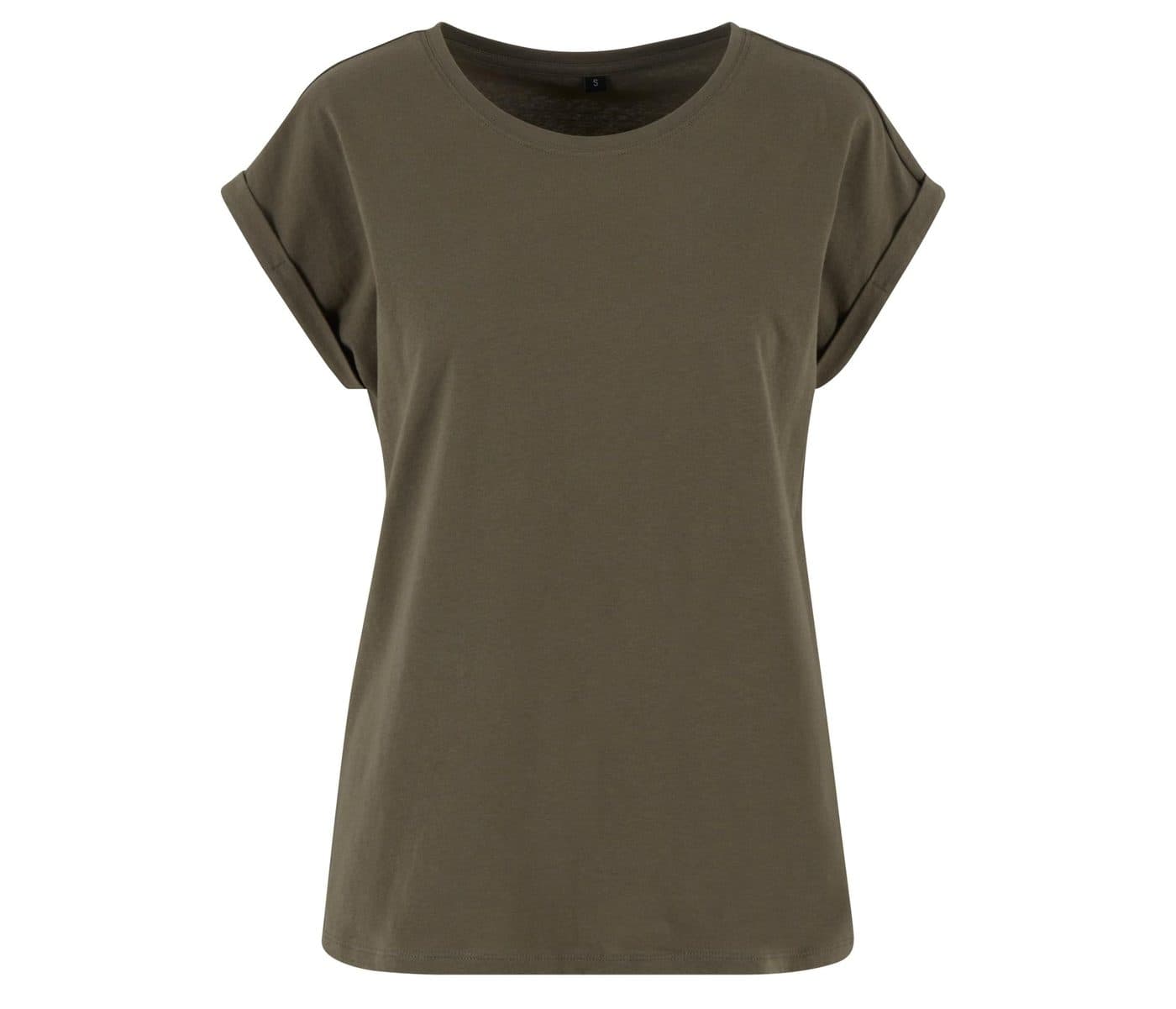 LADIES REGULAR EXTENDED SHOULDER TEE coloris Olive