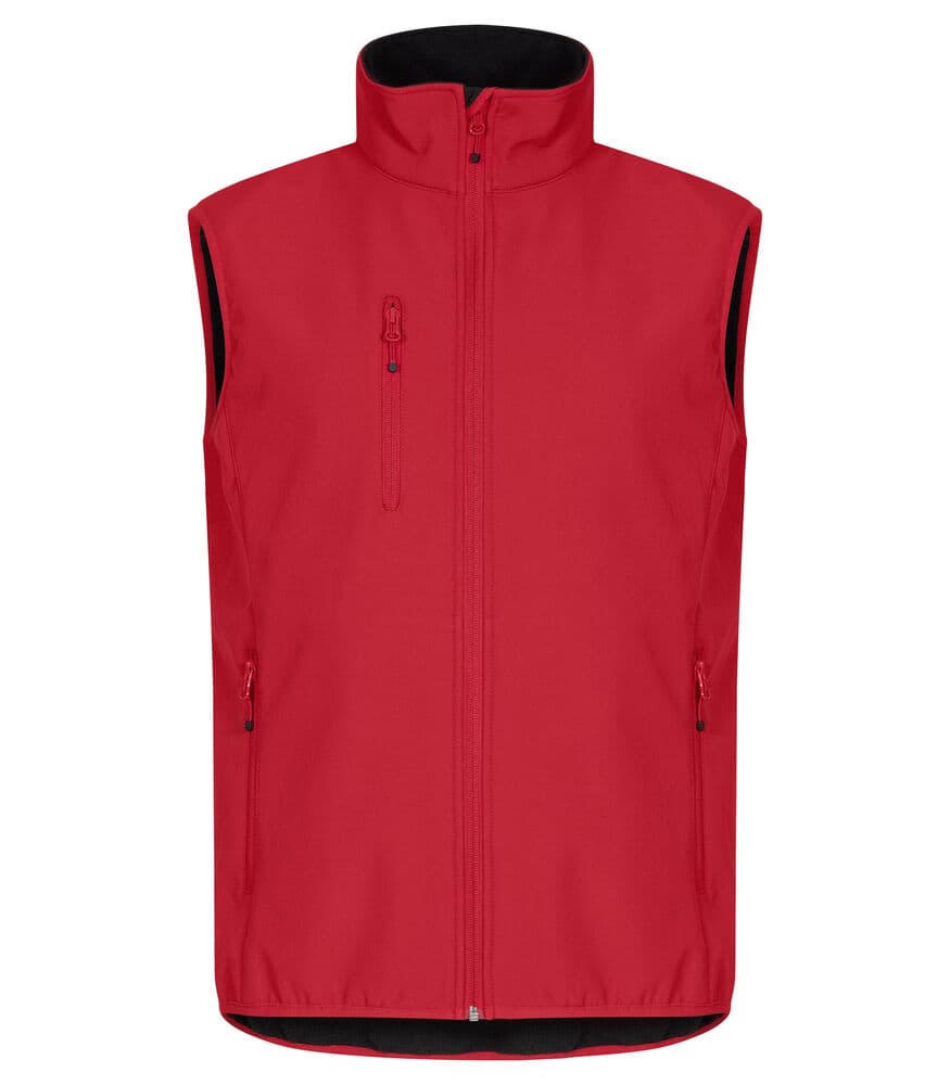 Clique Classic Softshell Vest coloris Rouge