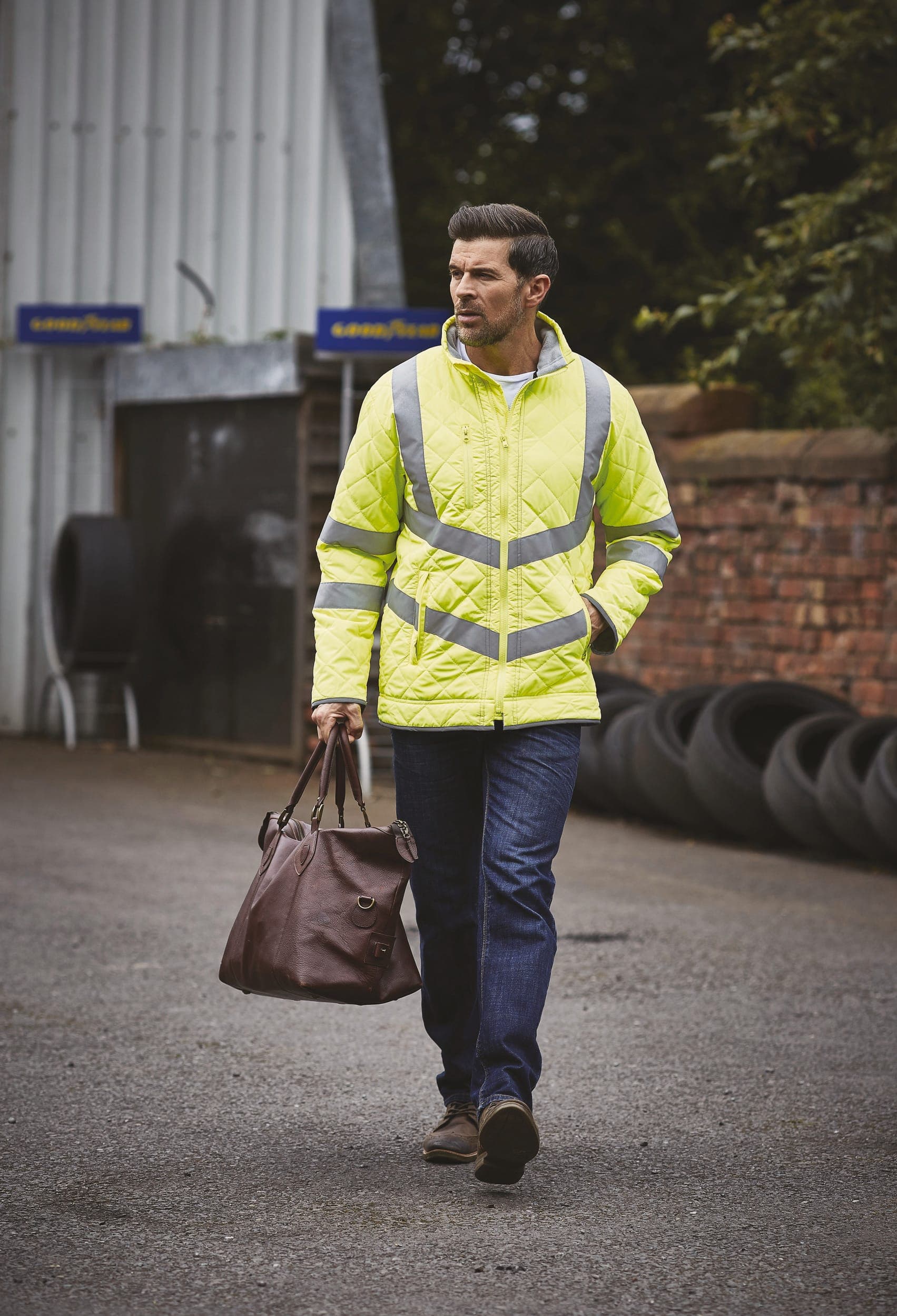 Veste haute visibilité "Kensington" en situation