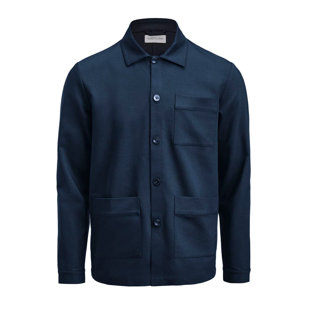 Chemise Surchemise Poche Patch Unisexe coloris Marine
