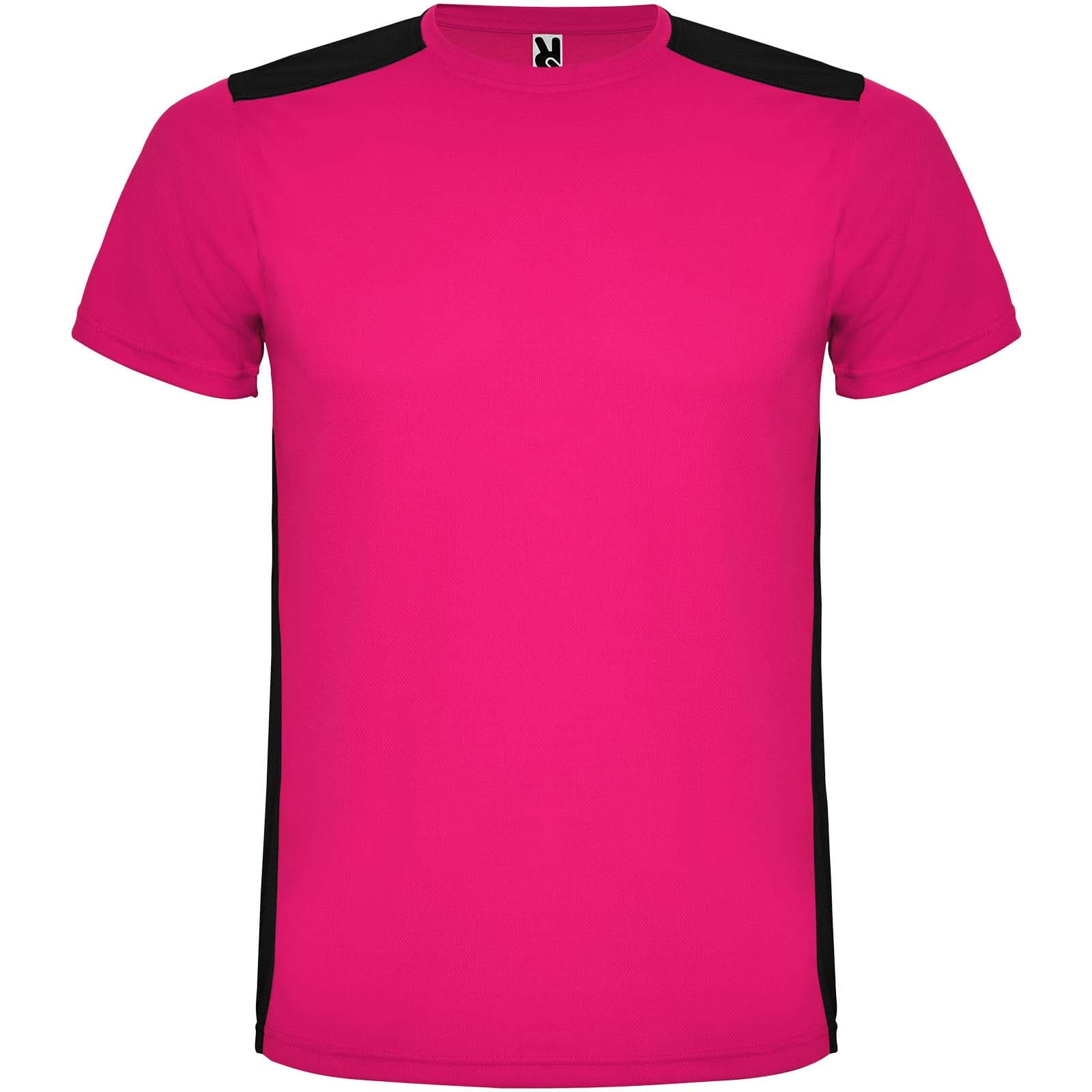 T-shirt de sport de 130 g/m² Detroit à manches courtes unisexe coloris Fushia