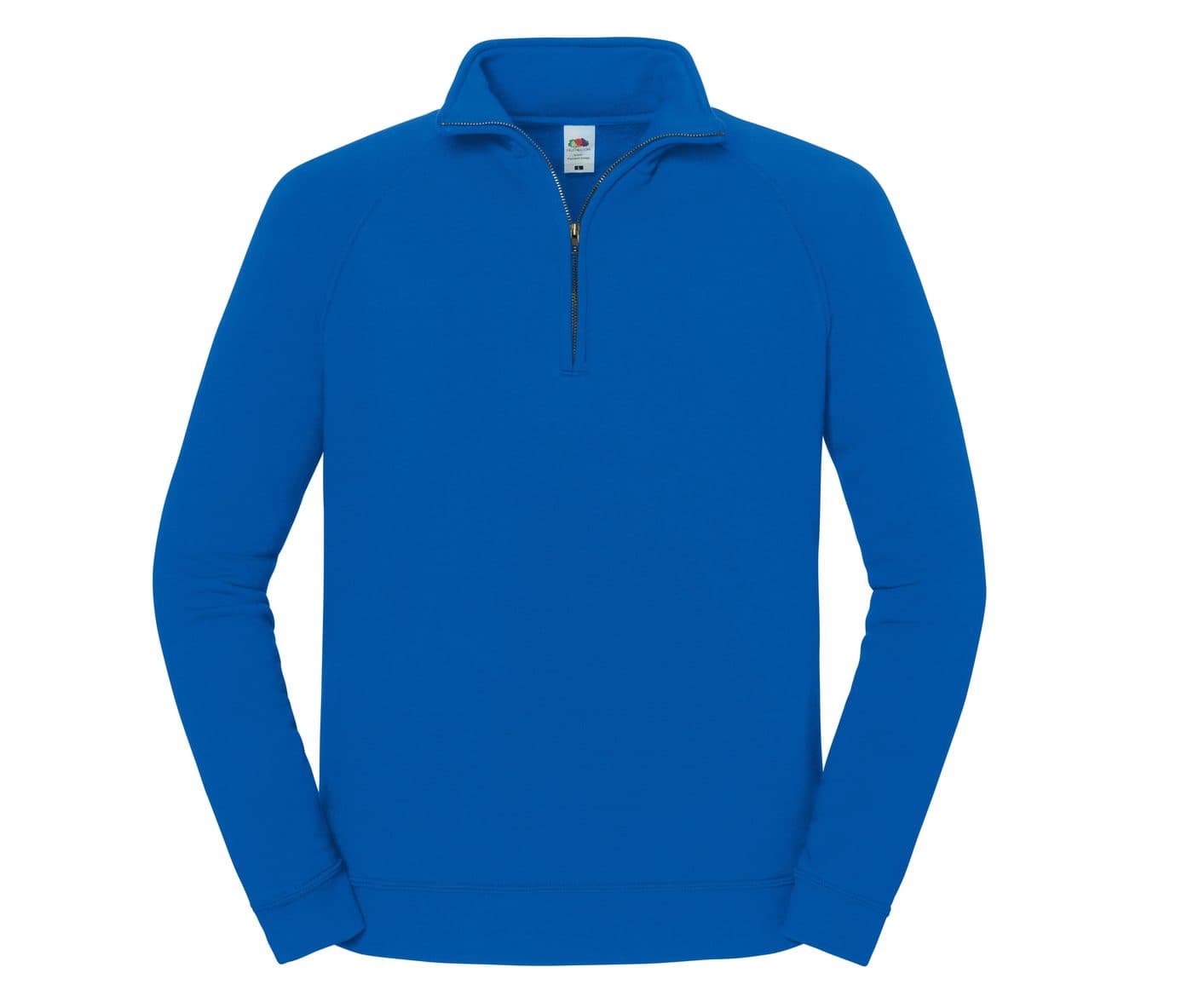 ICONIC PREMIUM ZIP NECK SWEAT coloris Bleu roi