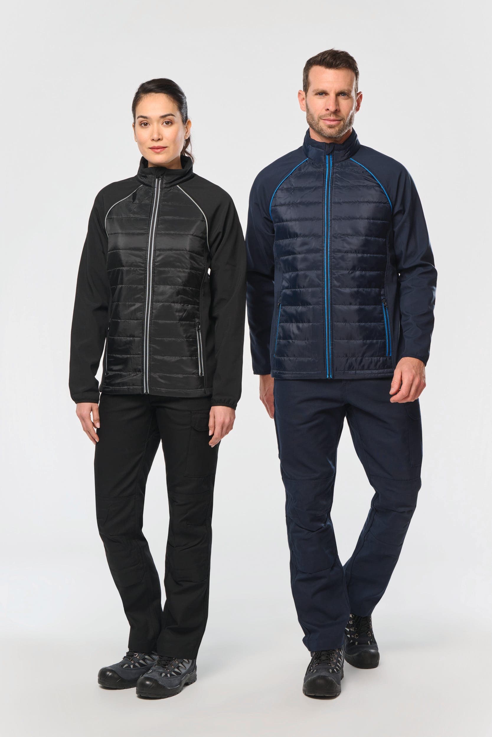 Veste Day To Day bi-matière unisexe en situation