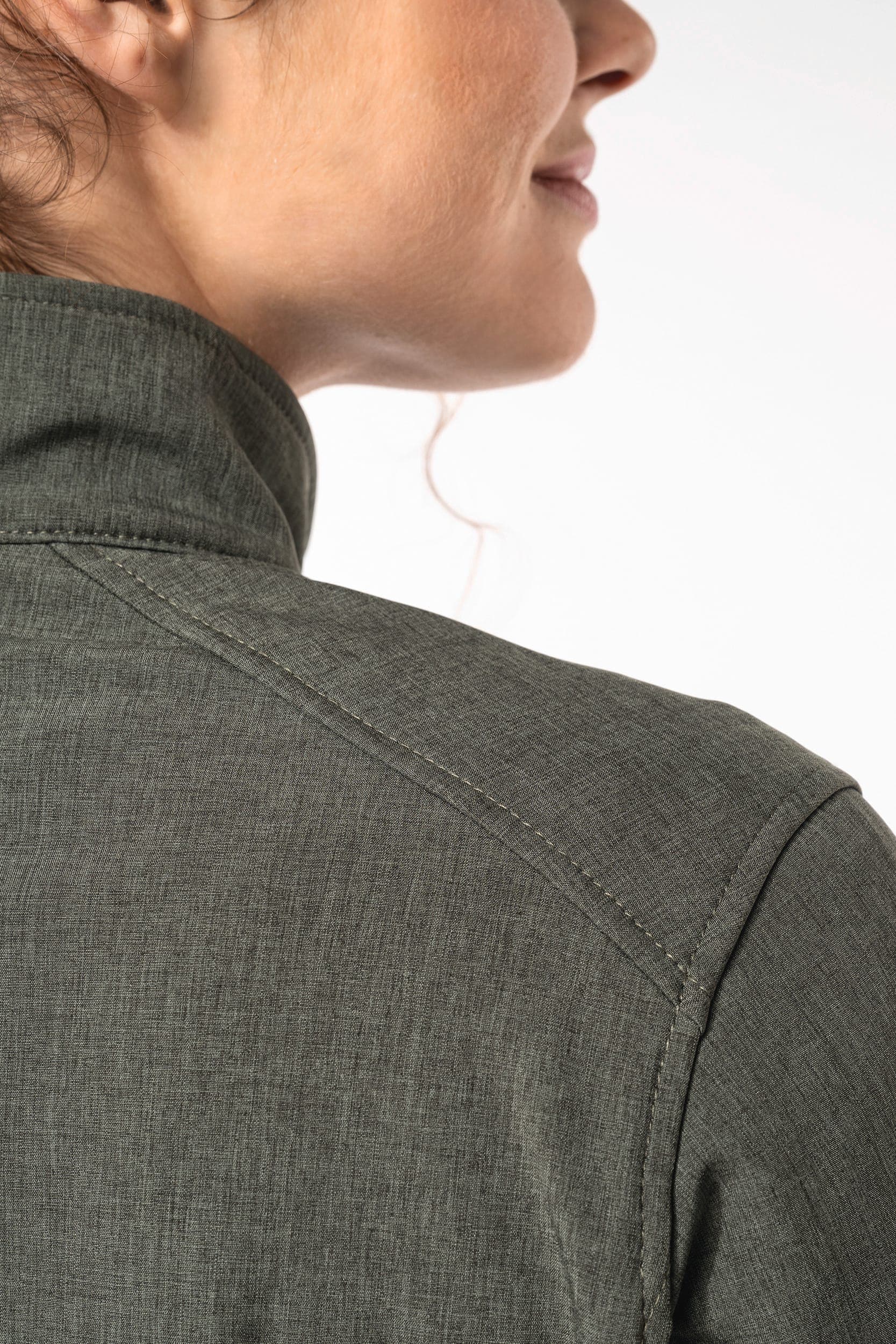 Veste softshell femme en situation