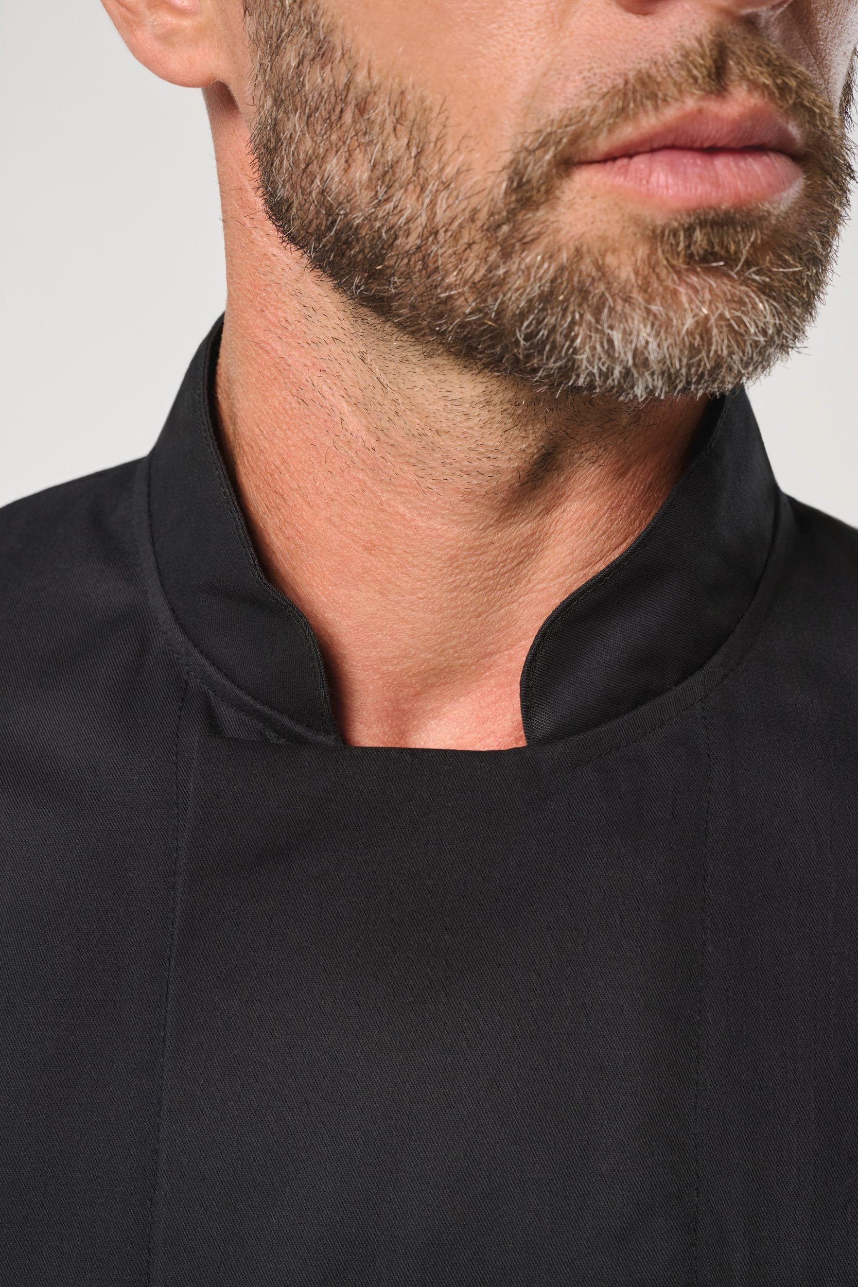Veste de cuisine écoresponsable manches longues unisexe en situation