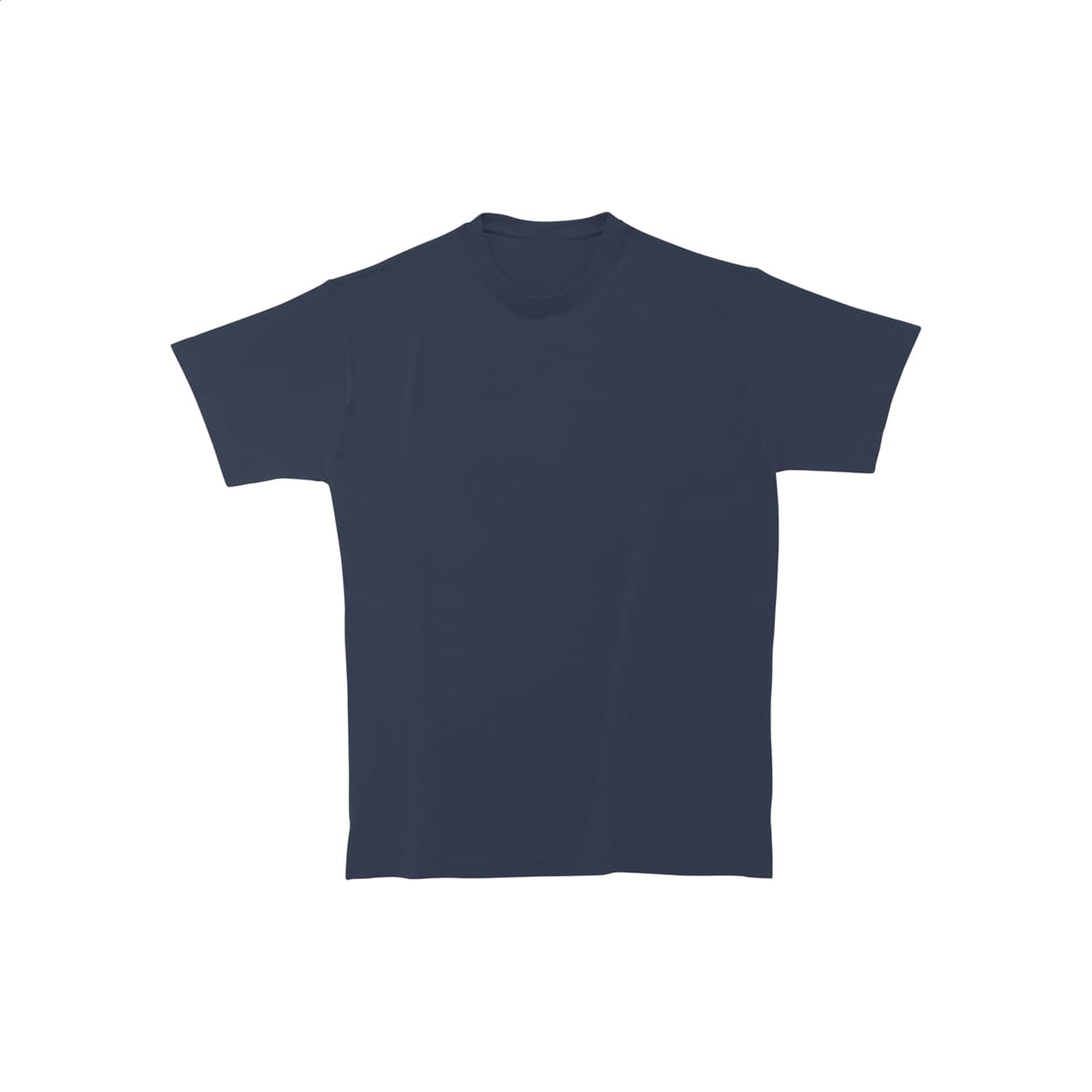 T-shirt en coton épais coloris Bleu foncé