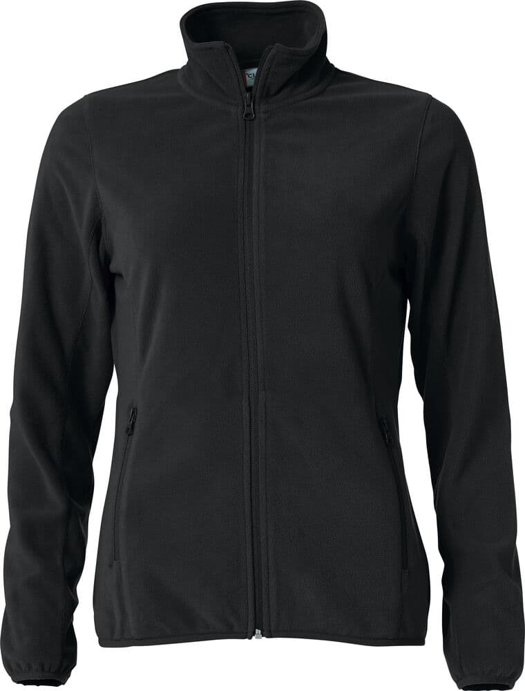 Clique Basic Micro Fleece Jacket Women coloris Noir