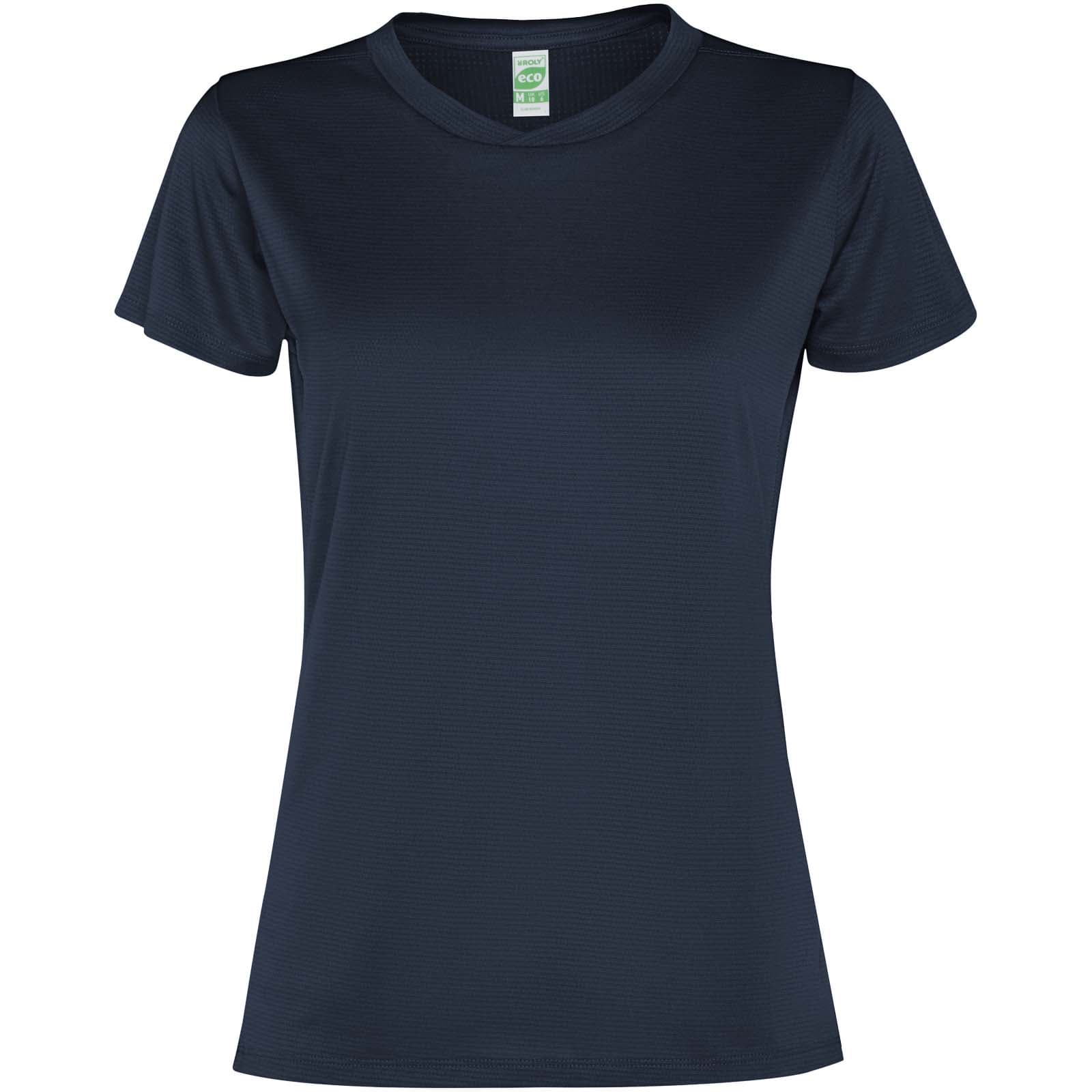 T-shirt de sport de 100 g/m² Slam à manches courtes pour femme coloris Bleu marine